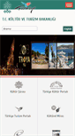Mobile Screenshot of kulturturizm.gov.tr